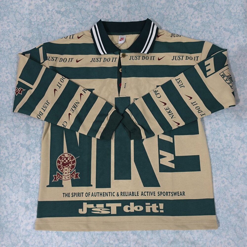 Nike Cactus Plant Flea Market Longsleeve Polo Shirt Green